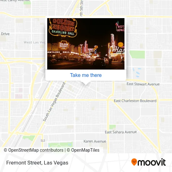 Fremont Street map