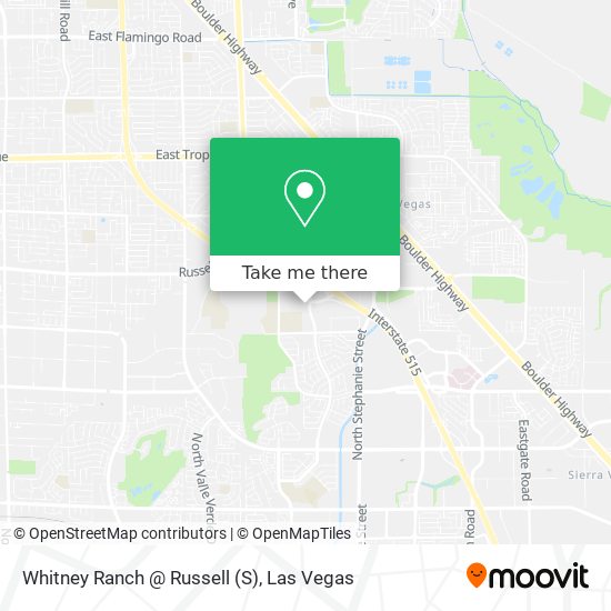 Whitney Ranch @ Russell (S) map