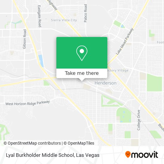Lyal Burkholder Middle School map