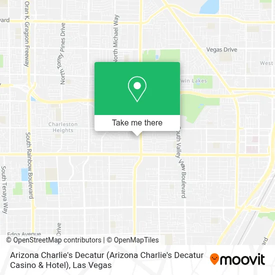 Arizona Charlie's Decatur (Arizona Charlie's Decatur Casino & Hotel) map
