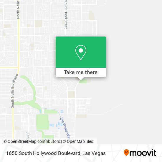 Mapa de 1650 South Hollywood Boulevard
