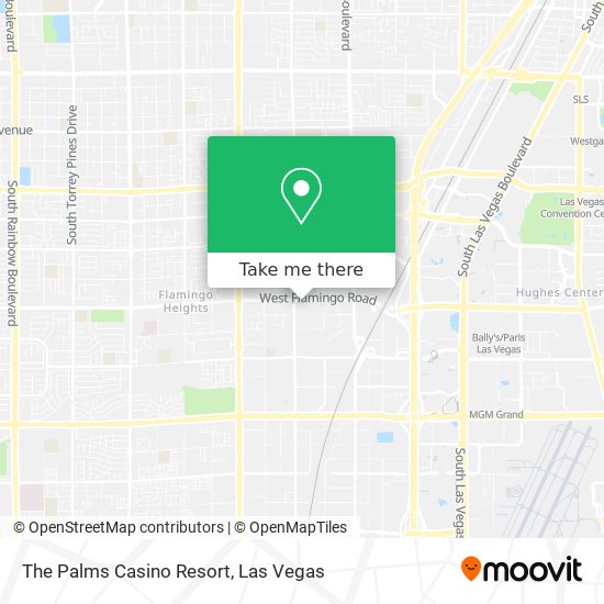 The Palms Casino Resort map