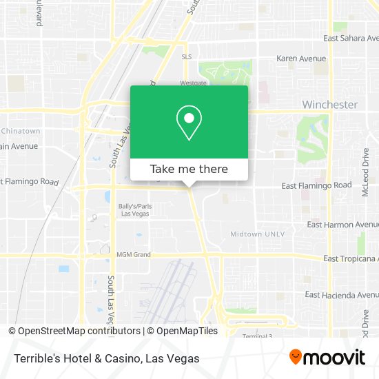 Terrible's Hotel & Casino map