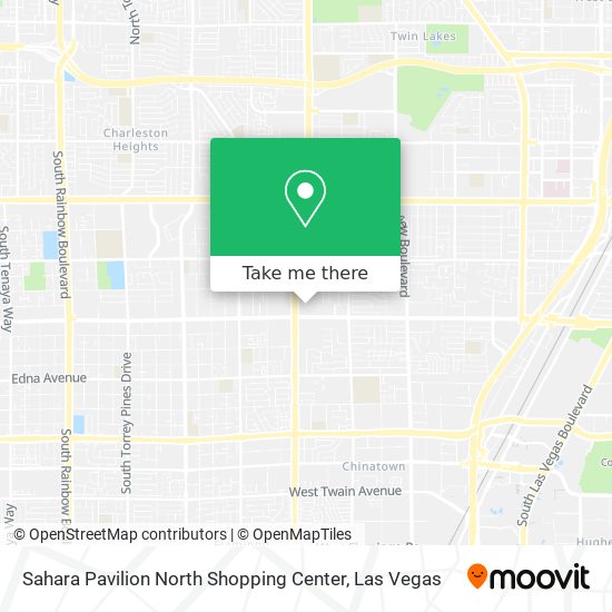 Sahara Pavilion North Shopping Center map