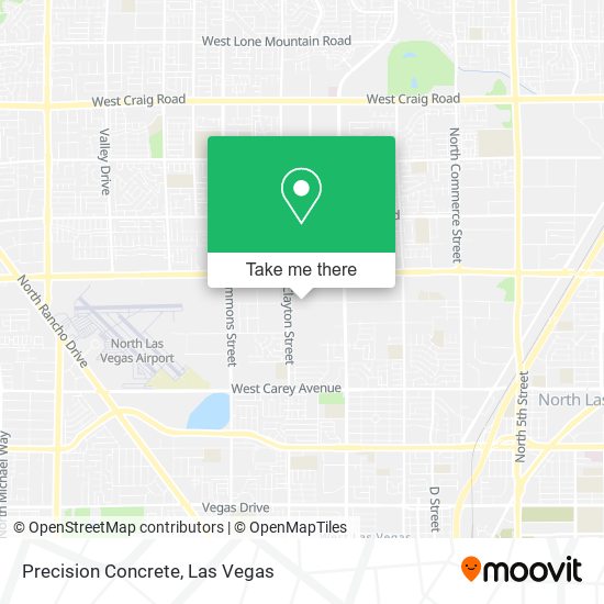 Precision Concrete map