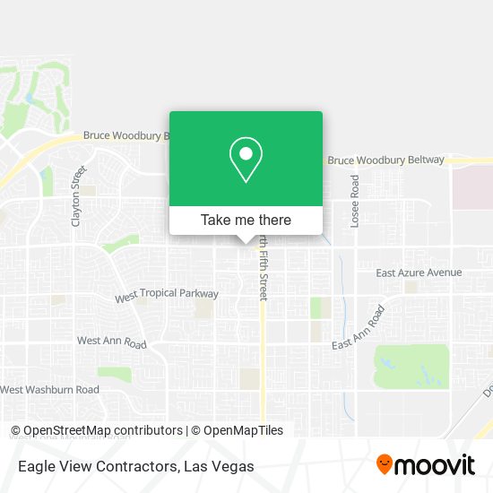 Eagle View Contractors map