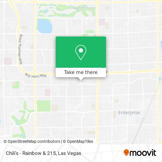 Mapa de Chili's - Rainbow & 215