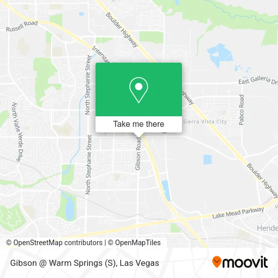 Gibson @ Warm Springs map