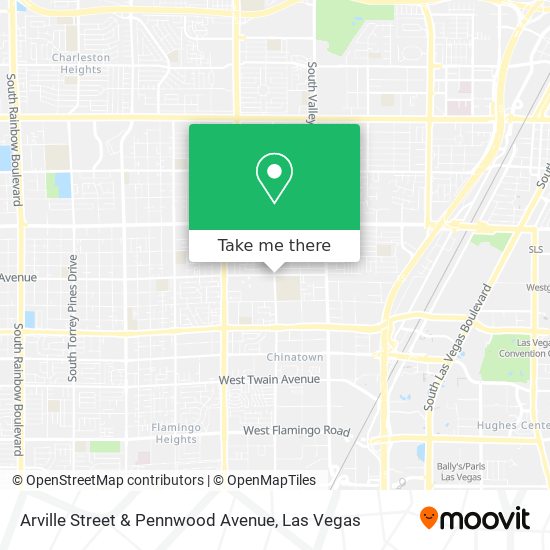 Mapa de Arville Street & Pennwood Avenue