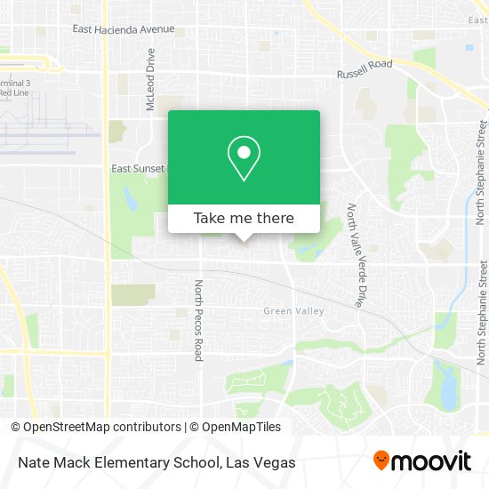 Nate Mack Elementary School map