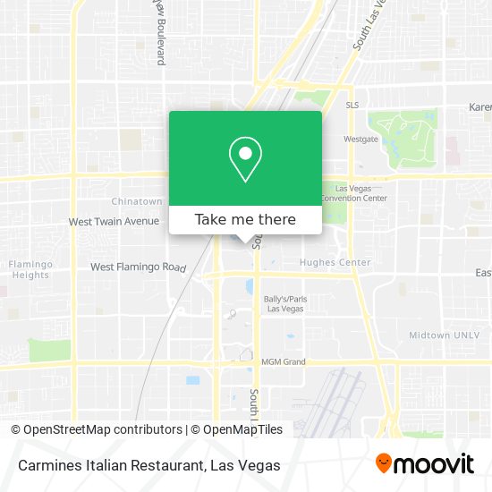 Carmines Italian Restaurant map