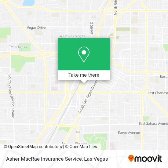 Asher MacRae Insurance Service map