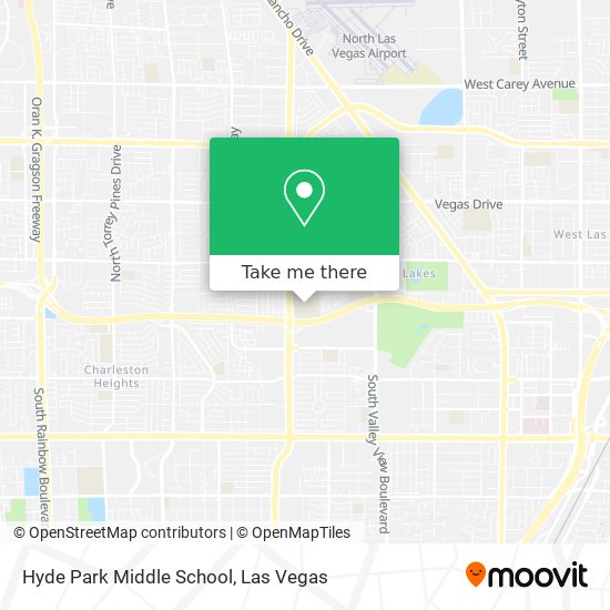 Mapa de Hyde Park Middle School