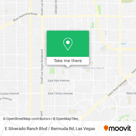 E Silverado Ranch Blvd / Bermuda Rd map