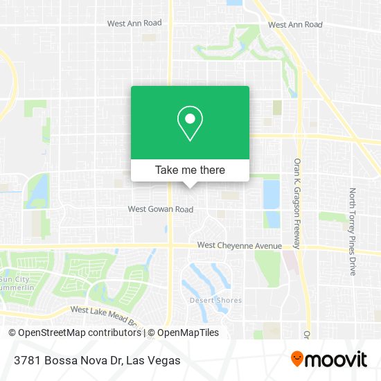 3781 Bossa Nova Dr map