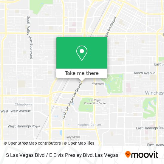 S Las Vegas Blvd / E Elvis Presley Blvd map