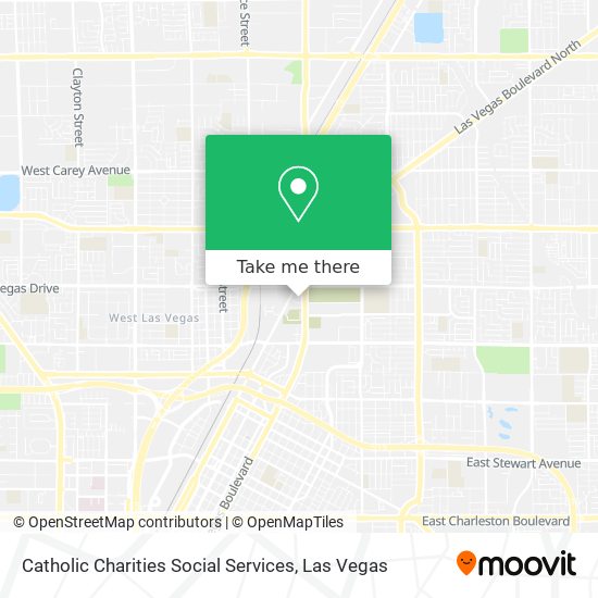 Mapa de Catholic Charities Social Services