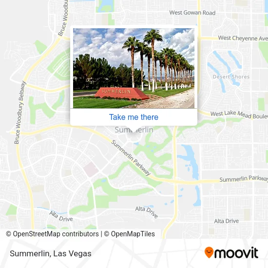 Mapa de Summerlin