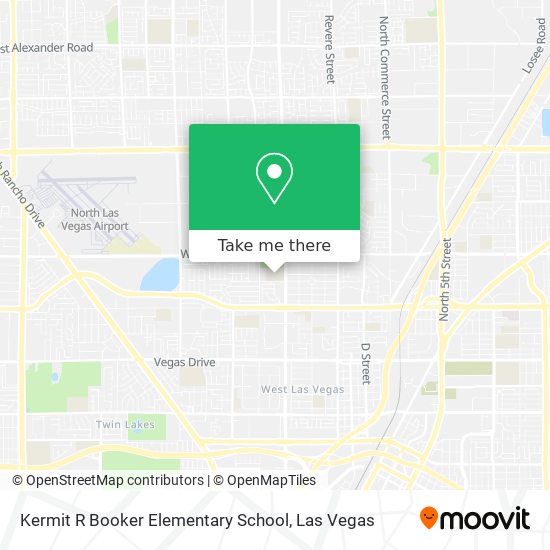 Kermit R Booker Elementary School map