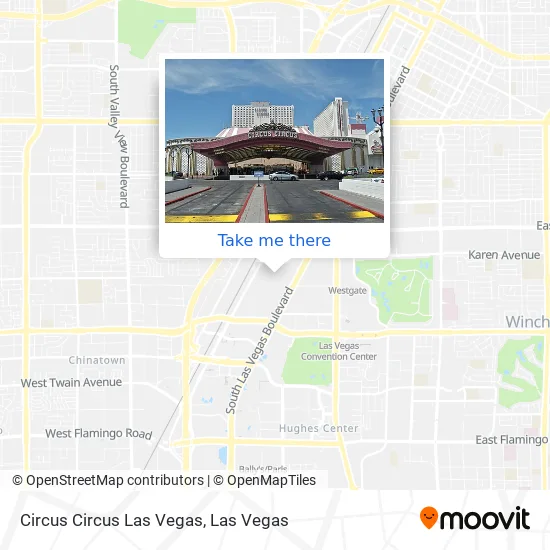 Circus Circus Las Vegas map