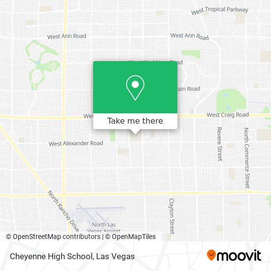Mapa de Cheyenne High School
