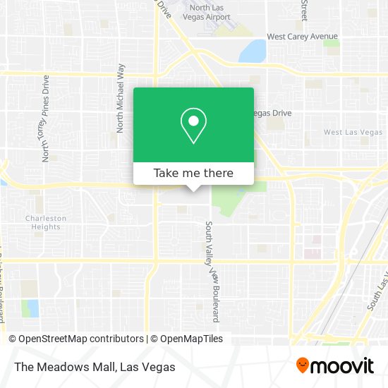 Mapa de The Meadows Mall