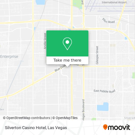 Mapa de Silverton Casino Hotel