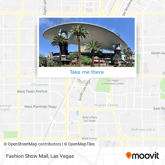 Fashion Show Mall Map How To Get To Fashion Show Mall In Paradise By Bus?