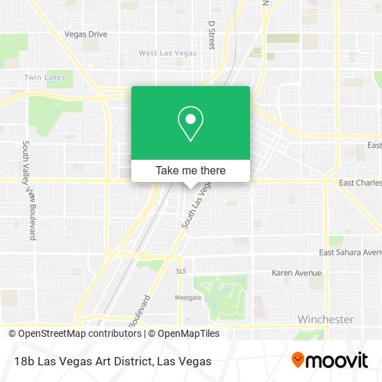 18b Las Vegas Art District map