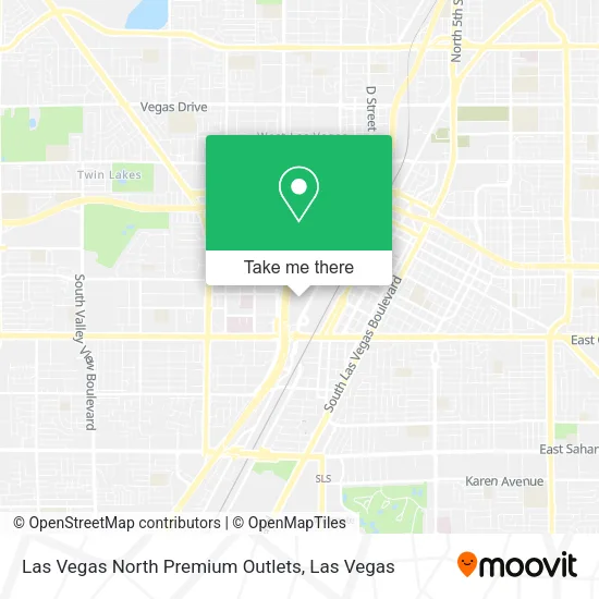 Las Vegas North Premium Outlets map