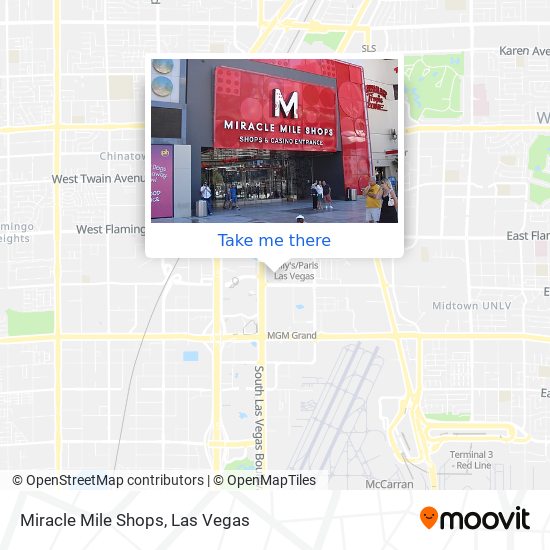Mapa de Miracle Mile Shops