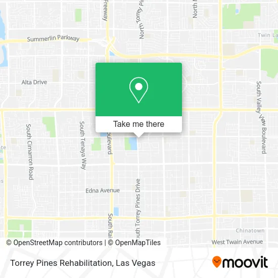 Torrey Pines Rehabilitation map