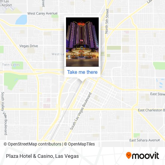 How to get to Plaza Hotel & Casino in Las Vegas by Bus?