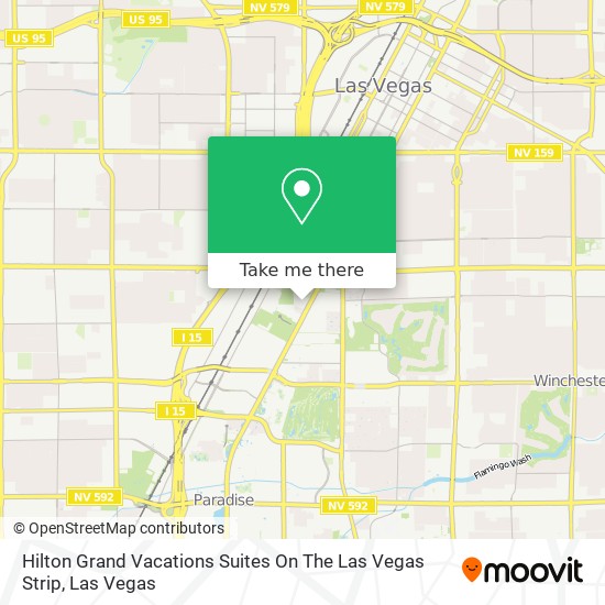 Comment Aller A Hilton Grand Vacations Suites On The Las Vegas Strip A Winchester En Bus