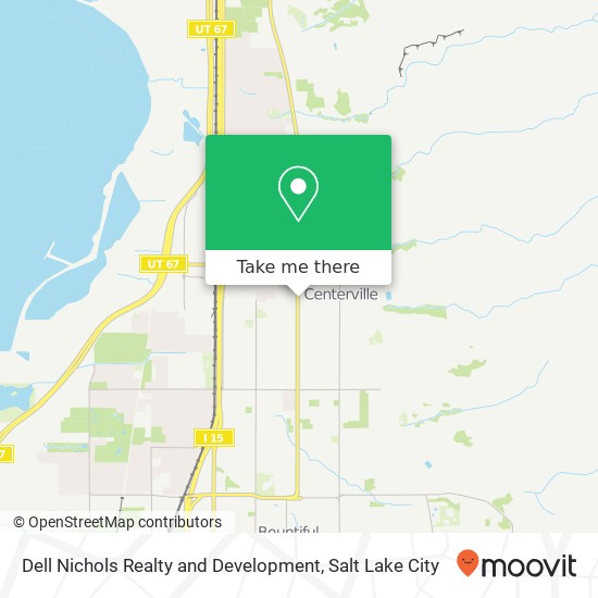 Dell Nichols Realty and Development map