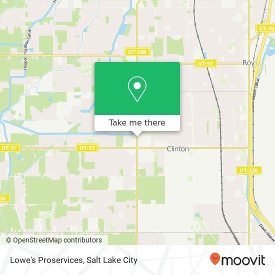 Lowe's Proservices map