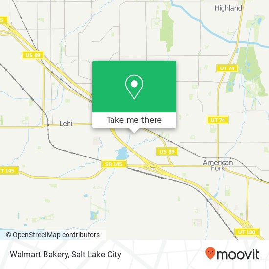 Walmart Bakery map