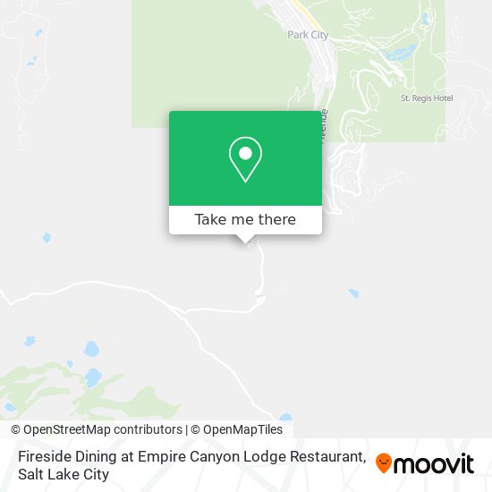 Fireside Dining at Empire Canyon Lodge Restaurant map