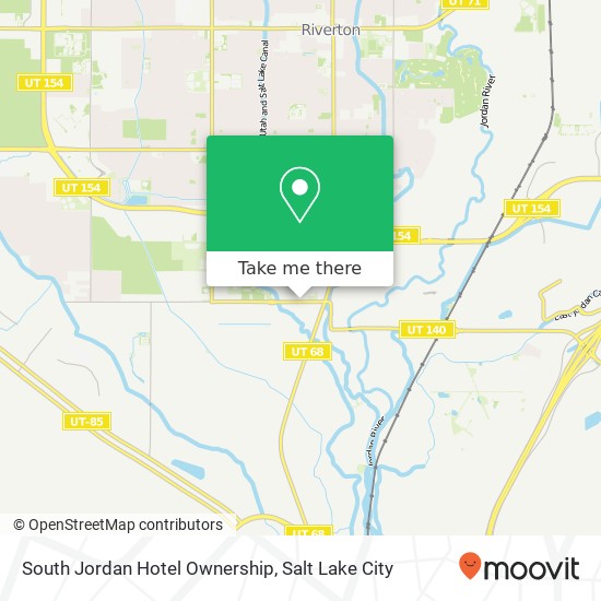 South Jordan Hotel Ownership map