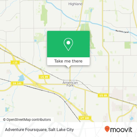 Mapa de Adventure Foursquare