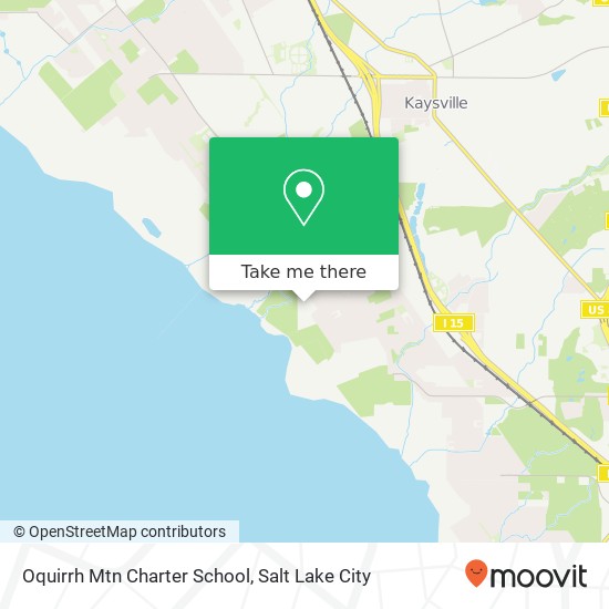 Mapa de Oquirrh Mtn Charter School