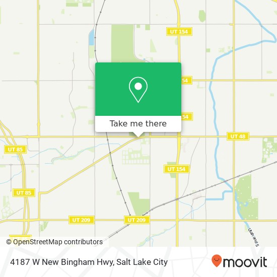 Mapa de 4187 W New Bingham Hwy