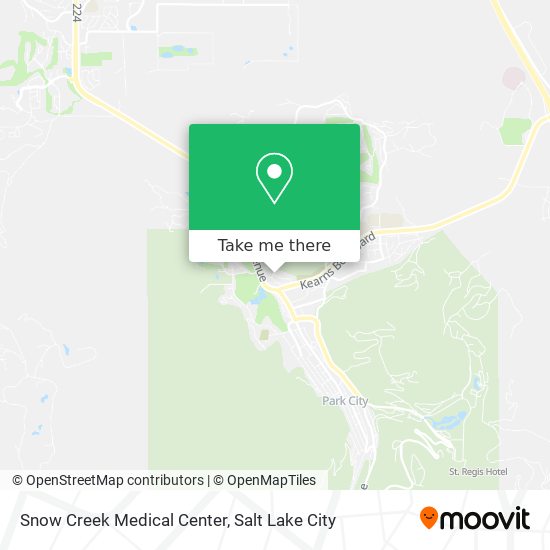 Mapa de Snow Creek Medical Center