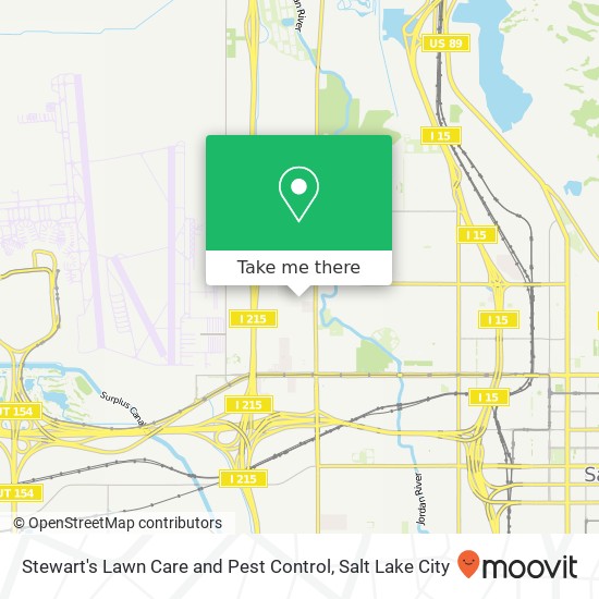 Stewart's Lawn Care and Pest Control map