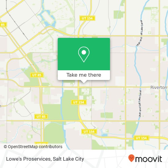 Lowe's Proservices map