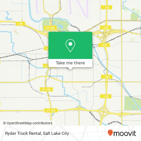 Ryder Truck Rental map