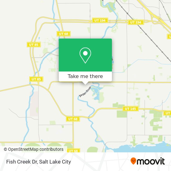 Mapa de Fish Creek Dr