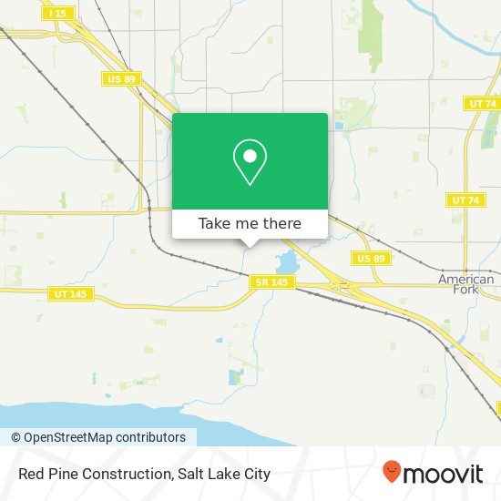 Red Pine Construction map