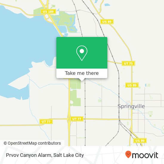 Prvov Canyon Alarm map