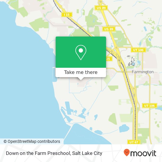 Down on the Farm Preschool map